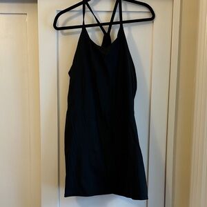 Elegant Black Strappy Dress